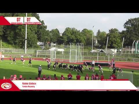 Highlights: Lübeck Cougars - Langenfeld Longhorns (4. September 2021)
