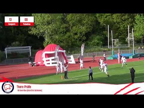 Highlights: Lübeck Cougars - Solingen Paladins (4. Mai 2019)