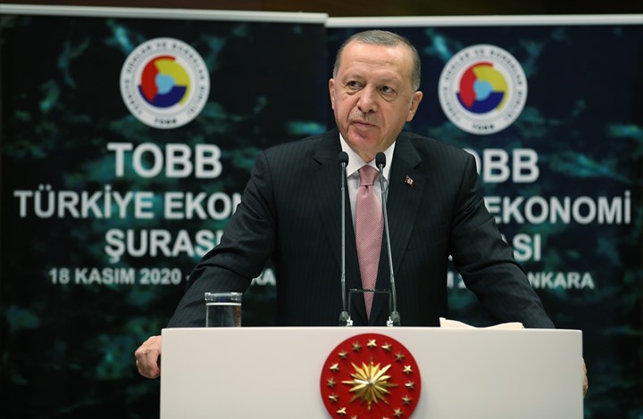 أردوغان يدعو المستثمرين للاستثمار بكافة القطاعات ببلاده