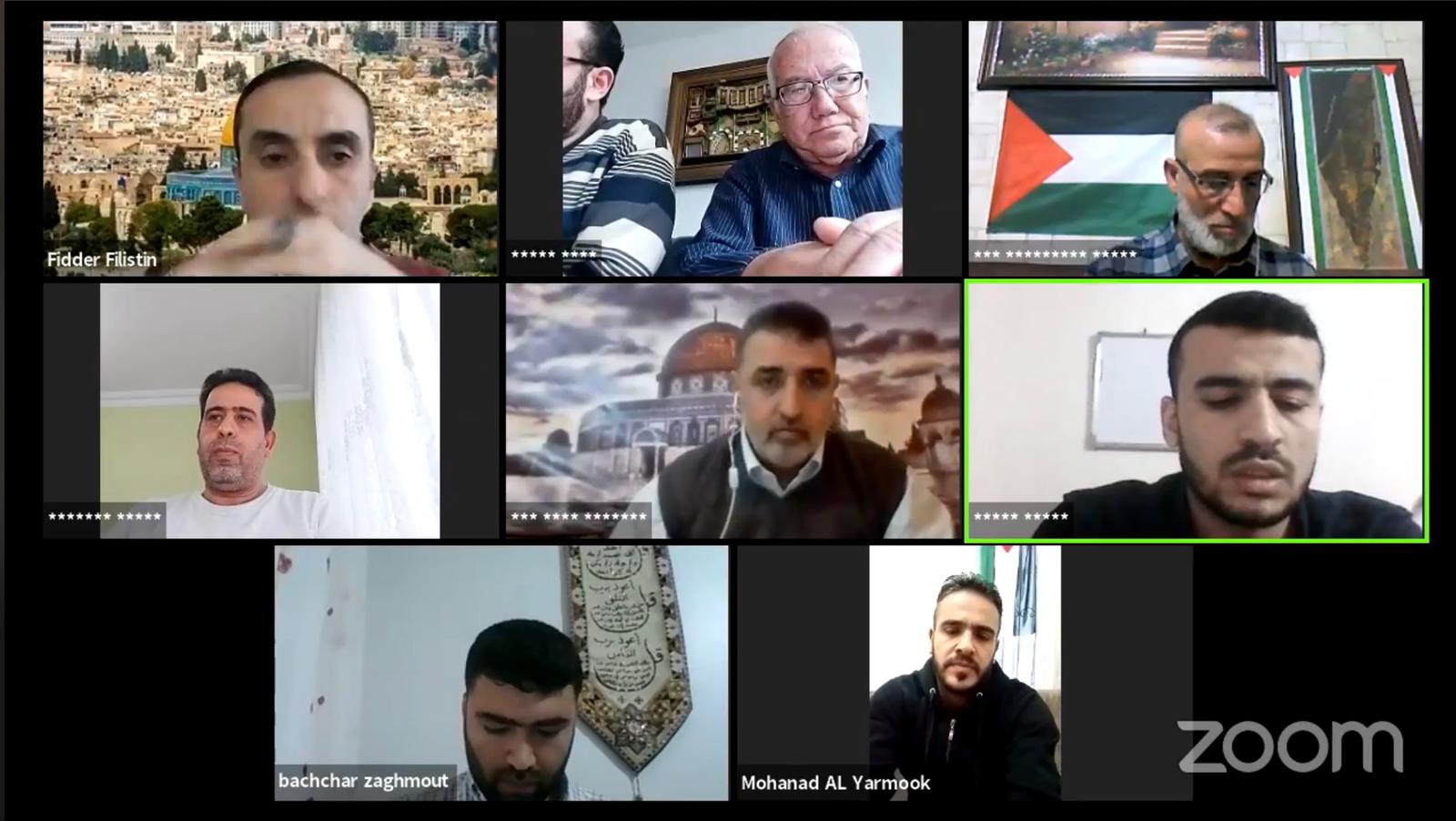 فيدار تجمع أهالي صفد في ديوانية فلسطين