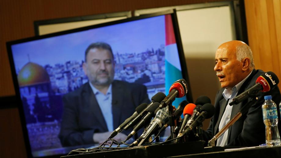 الرجوب : ملتزمون مع حماس للوصول الى انتخابات شاملة