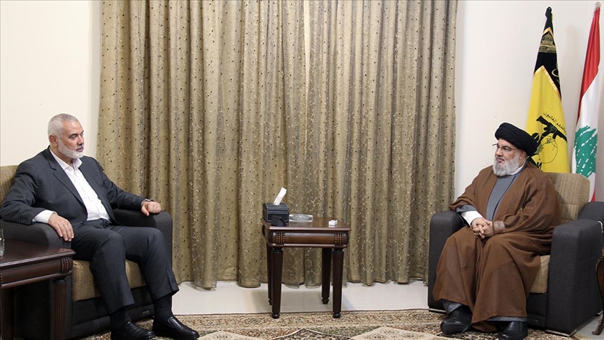 لبنان.. هنية يبحث “سيف القدس” مع نصرالله