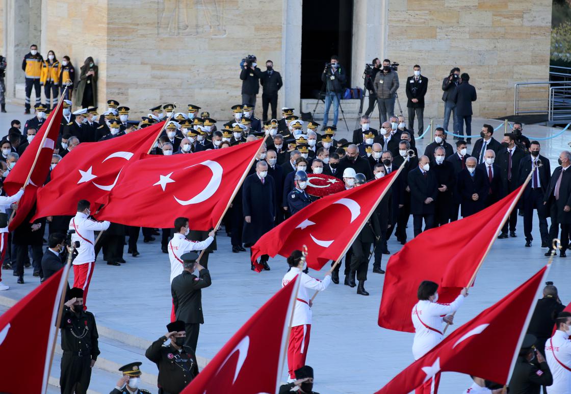 أنقرة.. أردوغان يشارك في مراسم إحياء ذكرى وفاة أتاتورك