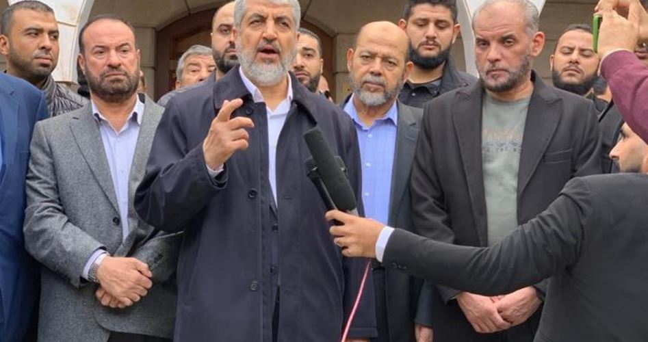 حماس: مشعل لم يُجرِ أي مقابلة إعلامية خلال زيارته لبنان