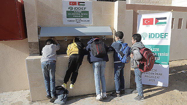 اتحاد تركي يفتتح محطة لمعالجة مياه الشرب في قطاع غزة