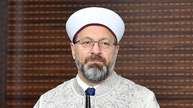 رئيس الشؤون الدينية التركي يُدين الهجمات الإسرائيلية على غزة
