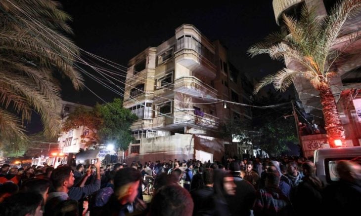 حريق في بناية سكنية شمال غزة يودي بحياة 21 مواطنا بينهم أطفال
