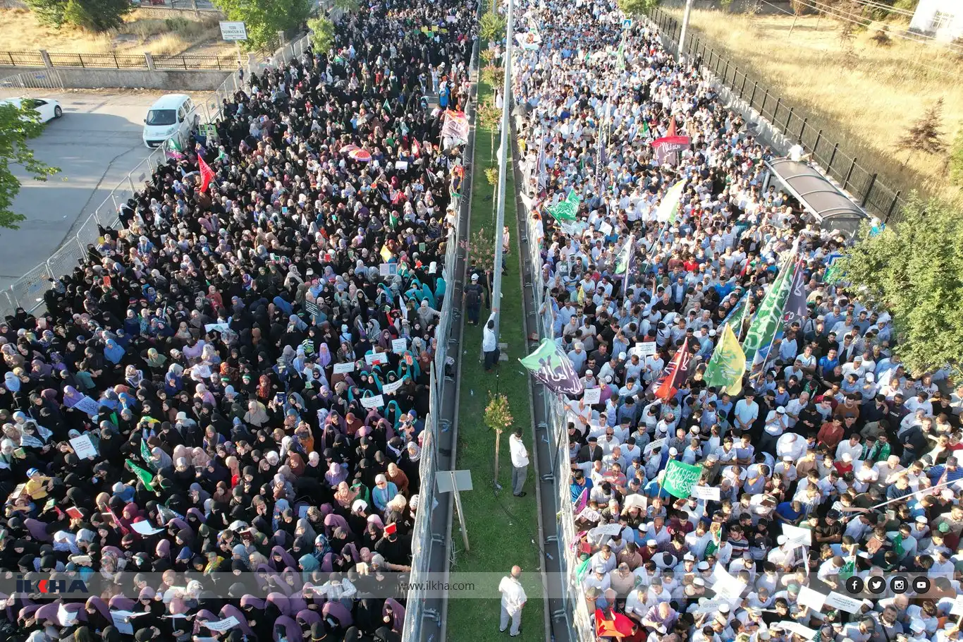 "الاحترام للقرآن".. مسيرة حاشدة في ولاية ديار بكر بتركيا لإدانة الاعتداءات على المصحف الشريف