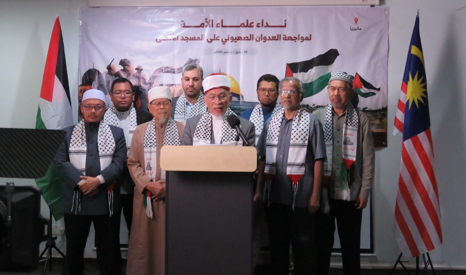 القدس ماليزيا: تعقد اجتماعا ومؤتمراً صحفياً للعلماء والدعاة للدفاع عن الأقصى