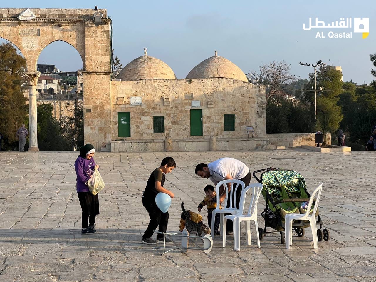بالصور| المسجد الأقصى صباح اليوم الجمعة