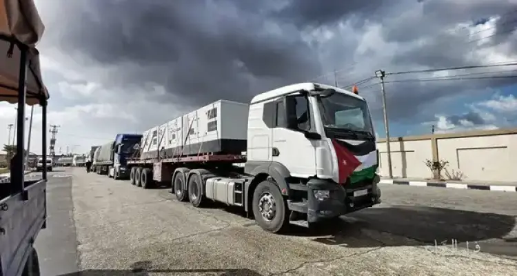 بدء إدخال معدات لإقامة مستشفى ميداني أردني في قطاع غزة