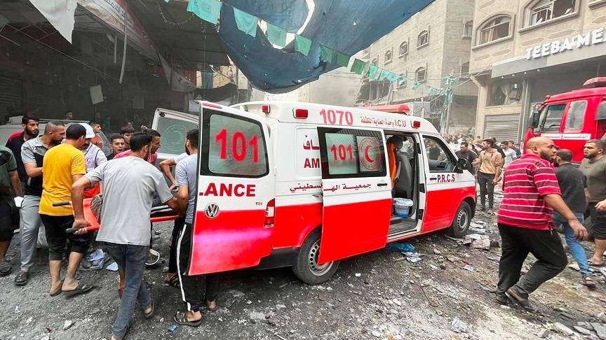 الهلال الأحمر الفلسطيني يلعن عن توقف خدماته في محافظة غزة