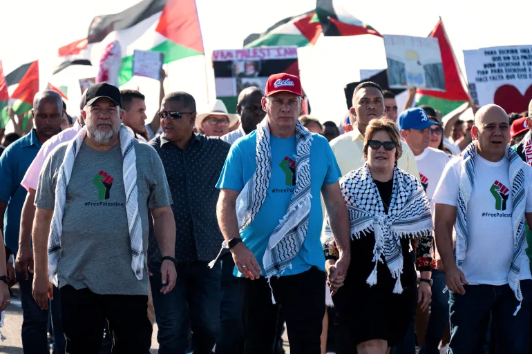 الرئيس الكوبي: حان الوقت لأن تنتهي "همجية إسرائيل بحق الفلسطينيين"
