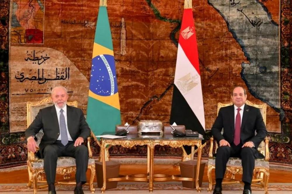 رئيس البرازيل ينتقد "إسرائيل" من القاهرة
