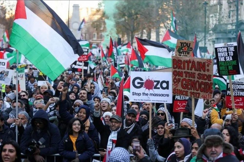 تظاهرات في 14 مدينة هولندية للمطالبة بوقف العدوان على غزة