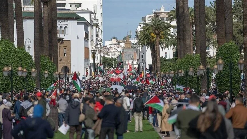 هيئة مغربية: نظمنا الجمعة 120 مظاهرة في 58 مدينة دعما لغزة