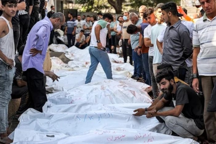 أردوغان يطرح قضية المجازر الفلسطينية في قمة الناتو بواشنطن