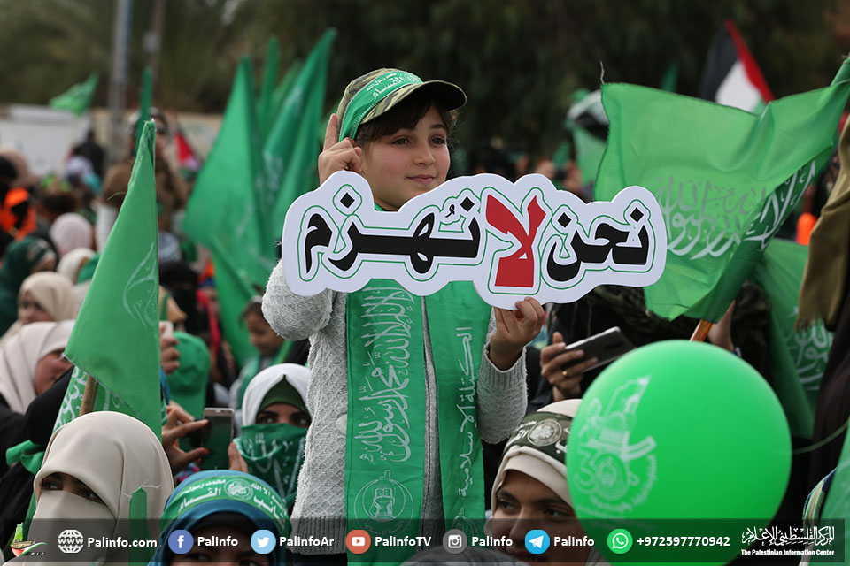 حماس في الذكرى الـ37: إصرار على تحقيق تطلعات الشعب الفلسطيني ورسالة واضحة للعالم