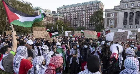 نشطاء يقاضون كولومبيا..اتهامات بالتقاعس عن حماية الطلاب المؤيدين لفلسطين
