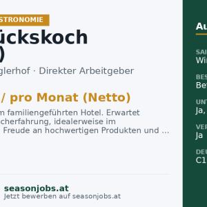 Frühstückskoch (m/w/d) — Ischgl, Tirol