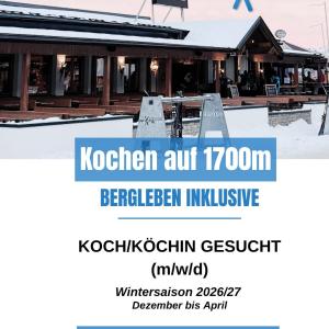 Koch/Köchin (m/w/d) – Kochen auf 1700m — Tirol