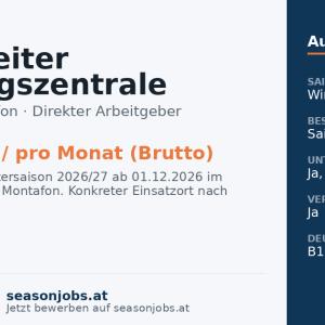 Mitarbeiter Rettungszentrale (m/w/d) — Vorarlberg