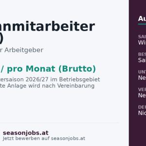 Seilbahnmitarbeiter (m/w/d) — Kitzbühel, Tirol