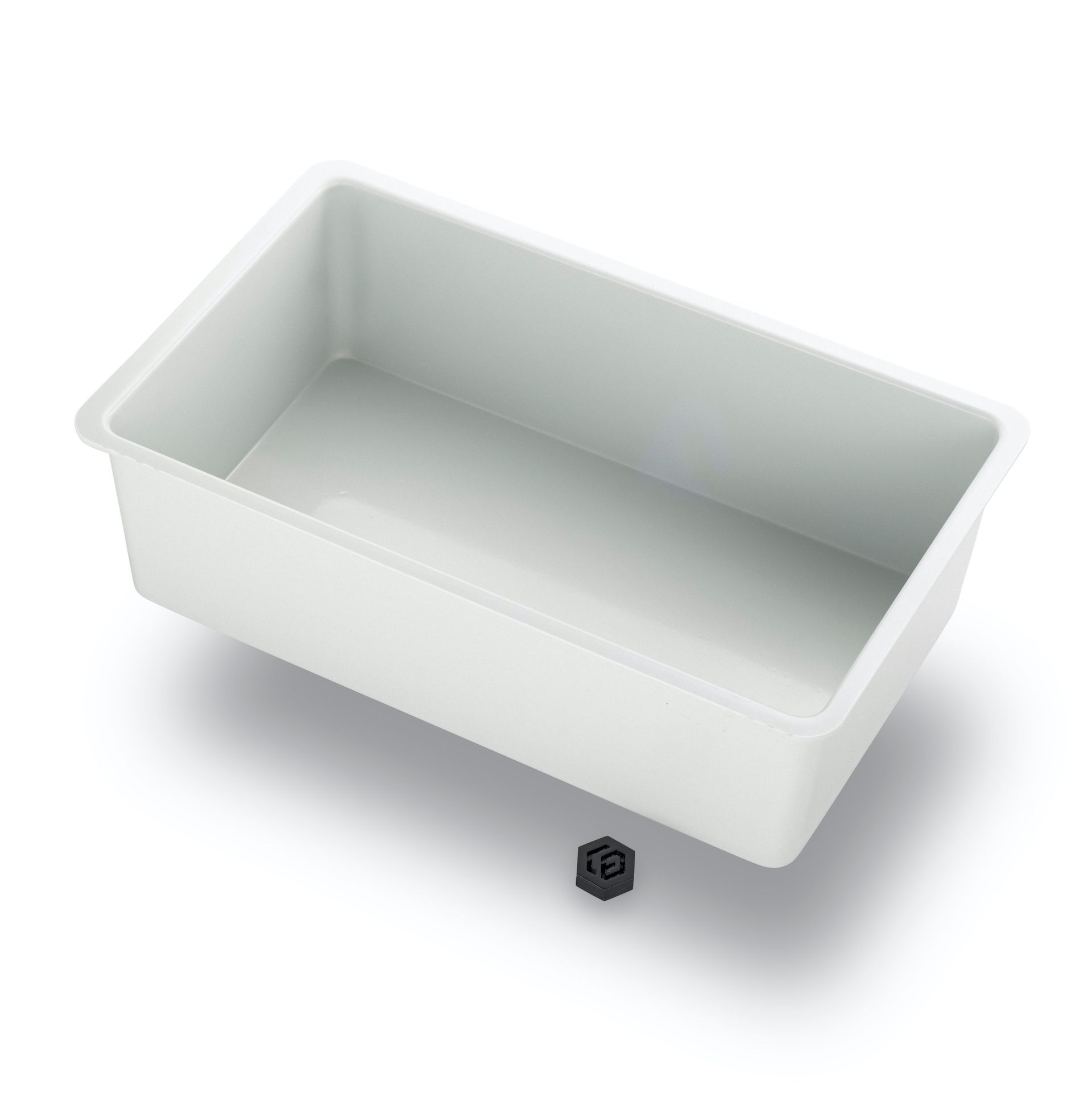Tiefziehbehälter aus Kunststoff in weiß 