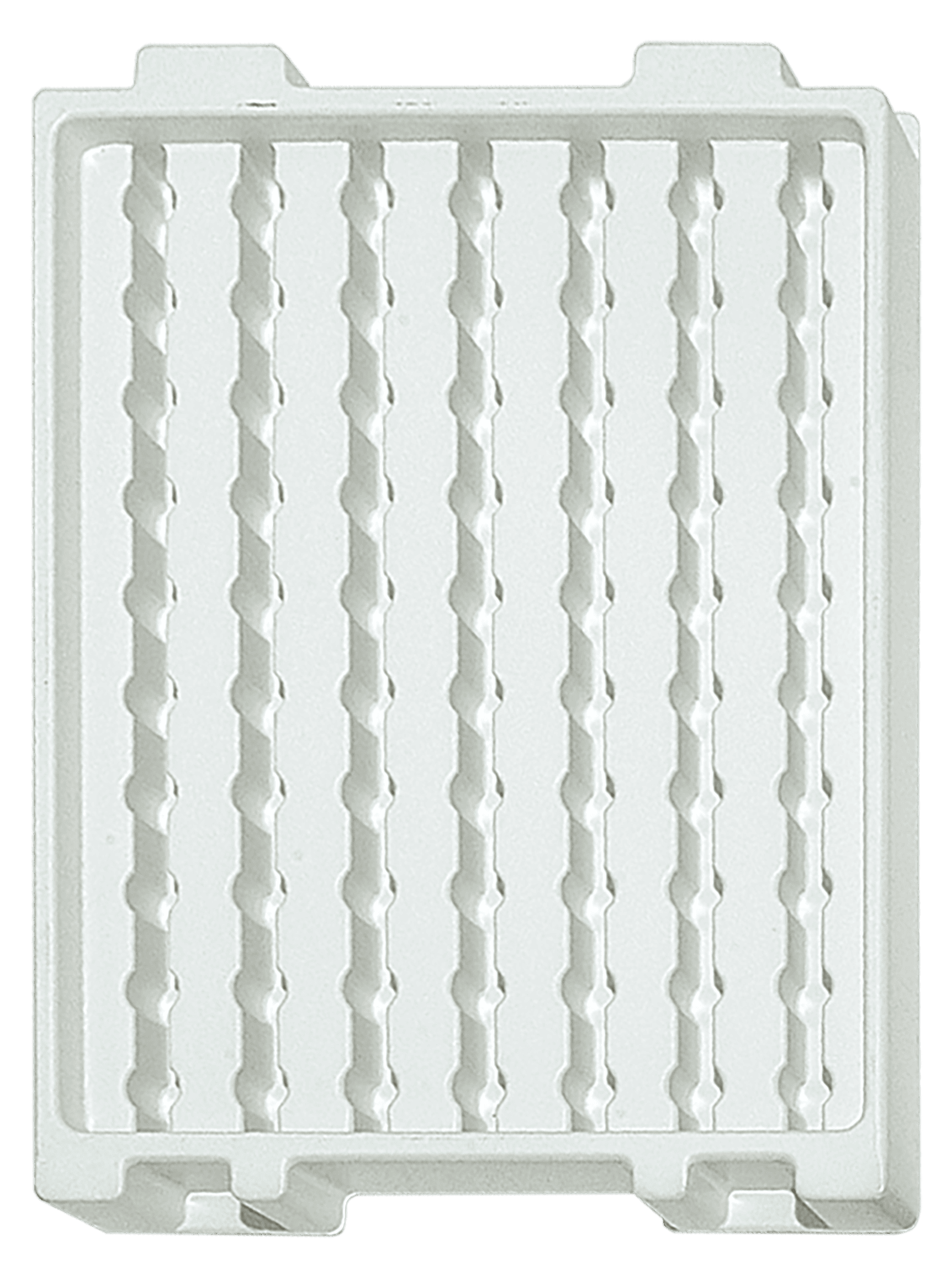 Tiefzieheinlage weiß, 70 Nester rund, PS