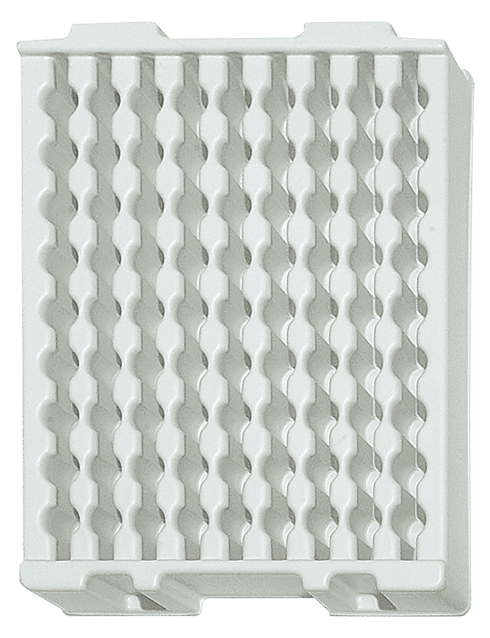 Tiefzieheinlage weiß, 81 Nester rund, PS