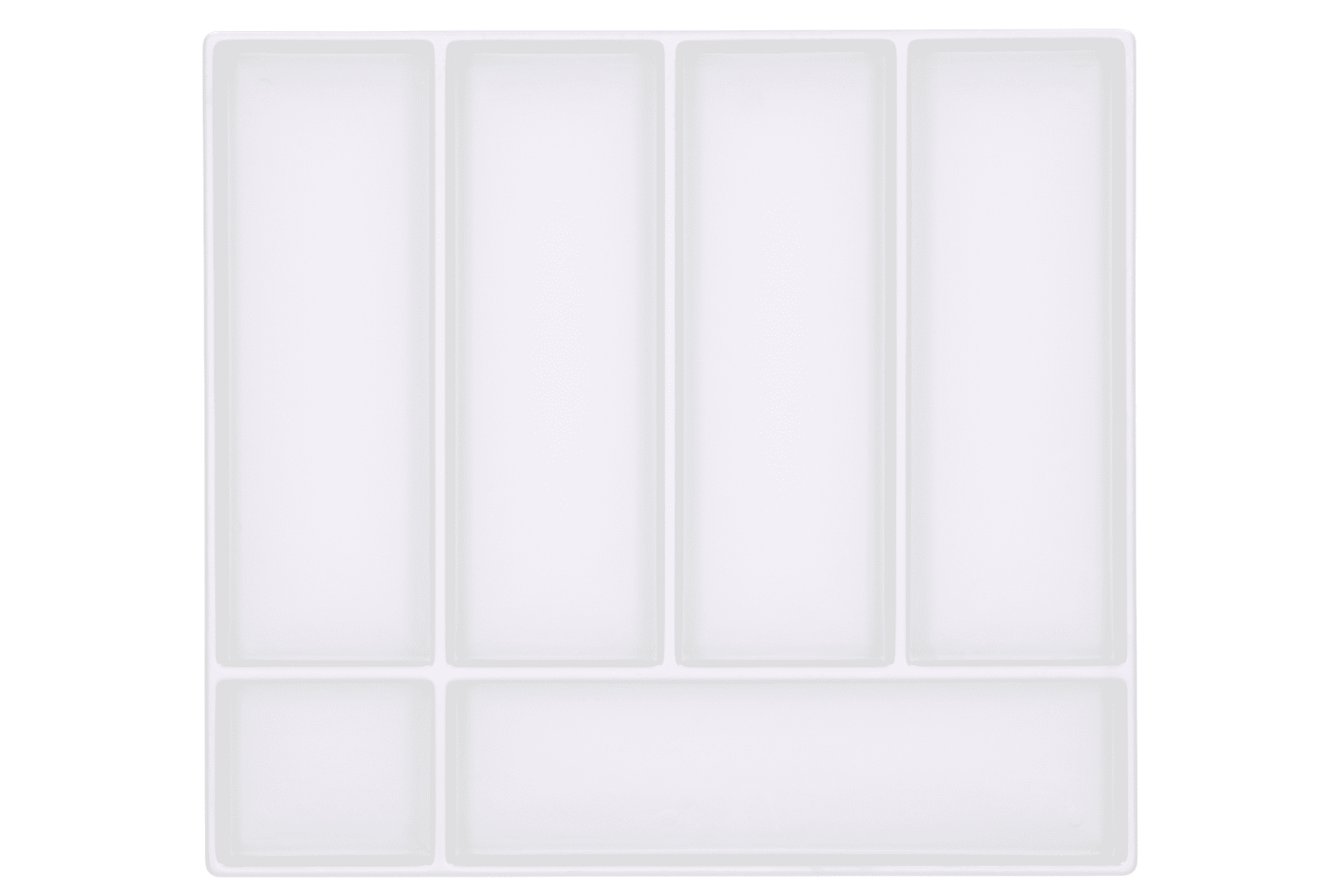 Tiefzieheinlage weiß, 6 Kavitäten, versch. Größen, PS 