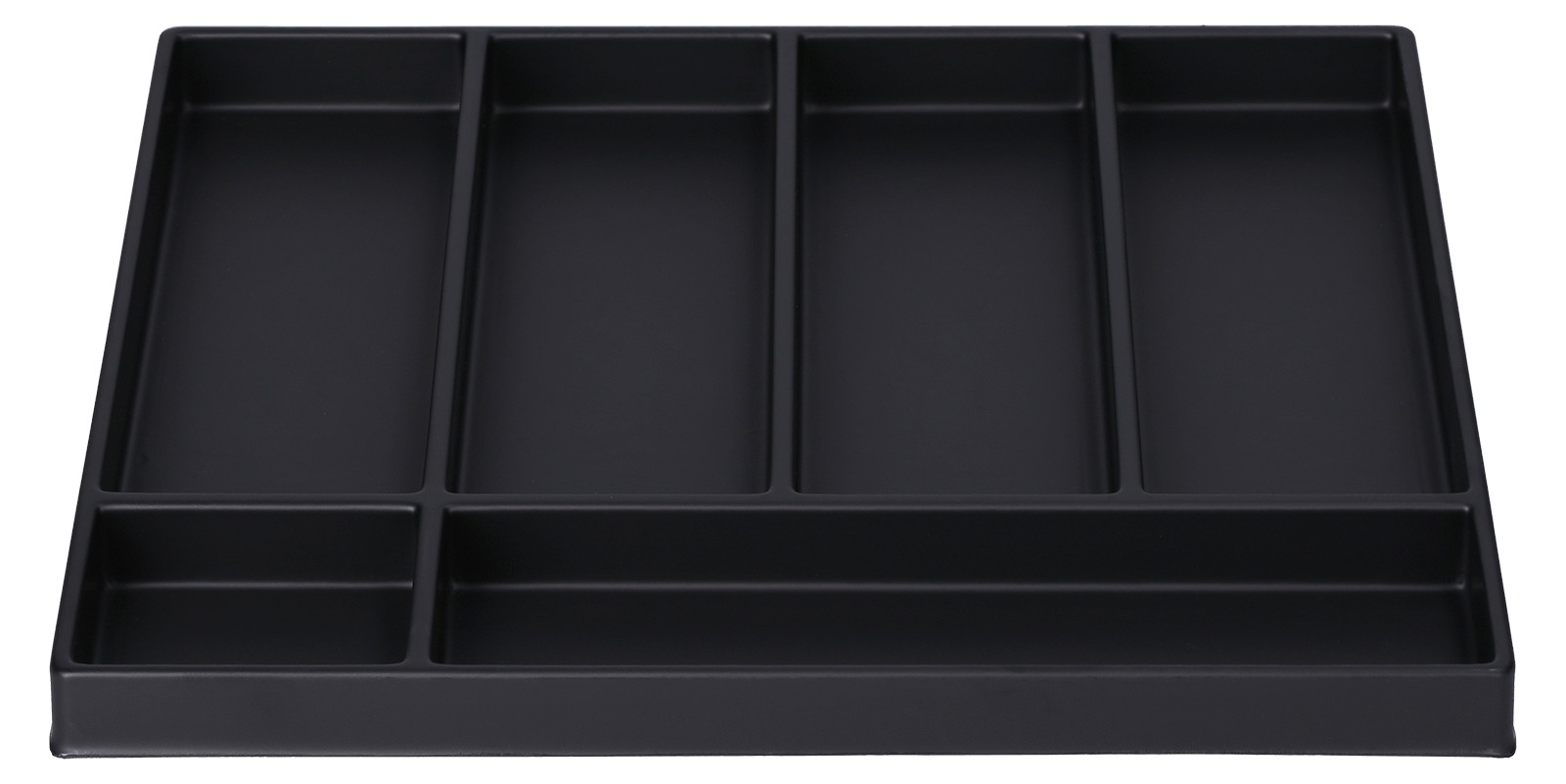 ESD-Tiefzieheinlage schwarz, 6 Kavitäten, versch. Größen, PS 