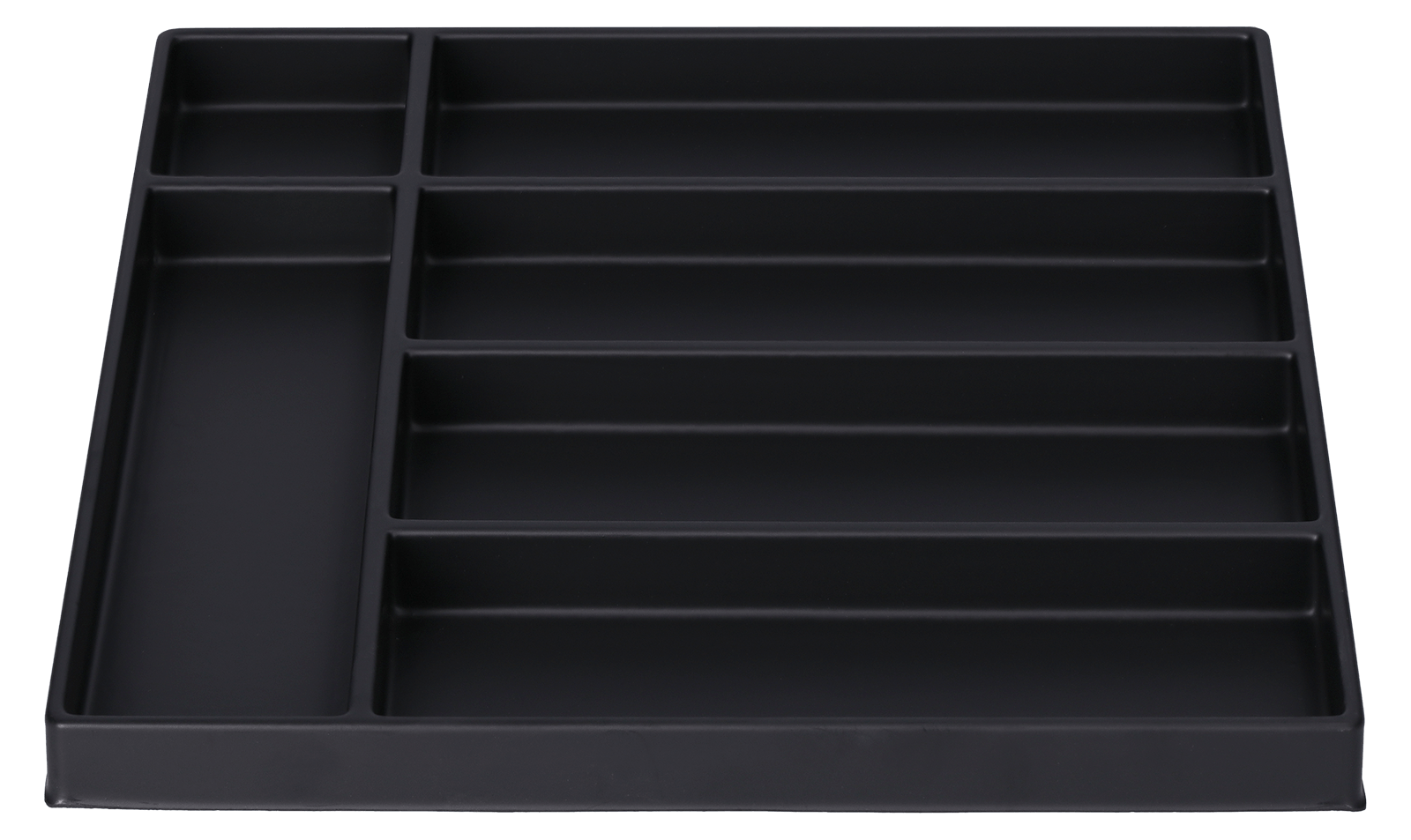 ESD-Tiefzieheinlage schwarz, 6 Kavitäten, versch. Größen, PS 