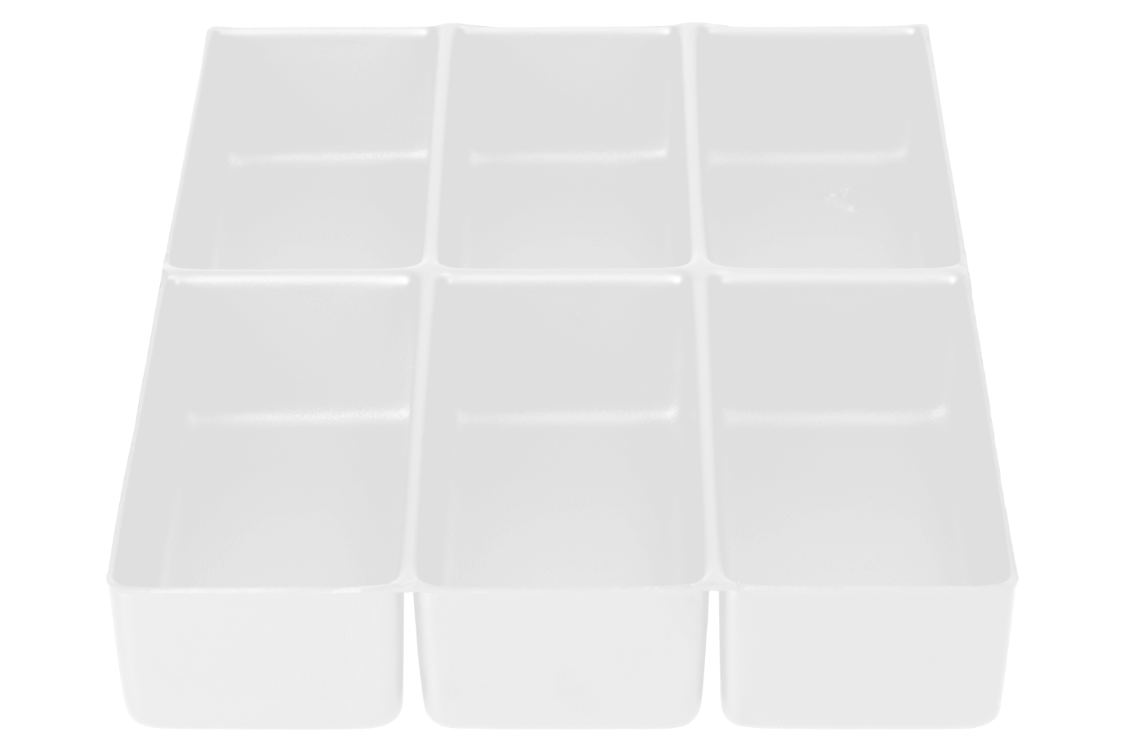 Tiefzieheinlage weiß, 6 Kavitäten (RE), PS 