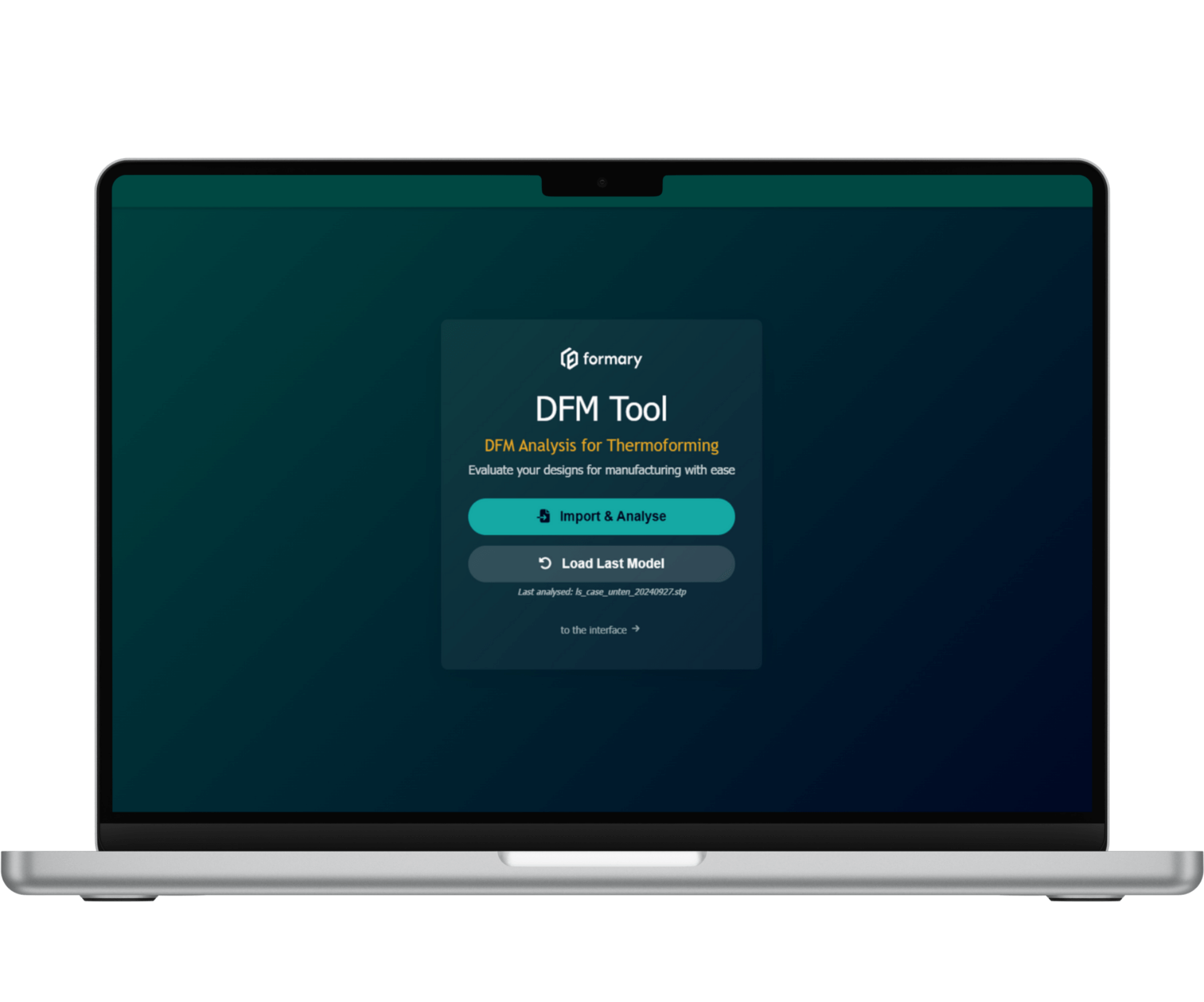 3D Daten im DfM-Analyse Tool hochladen