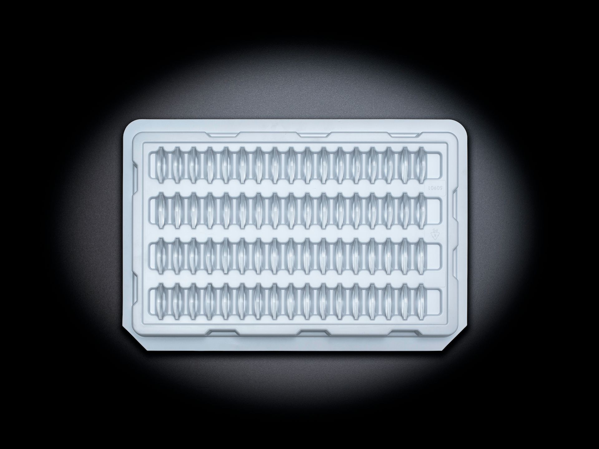 Kunststofftray in weiß 