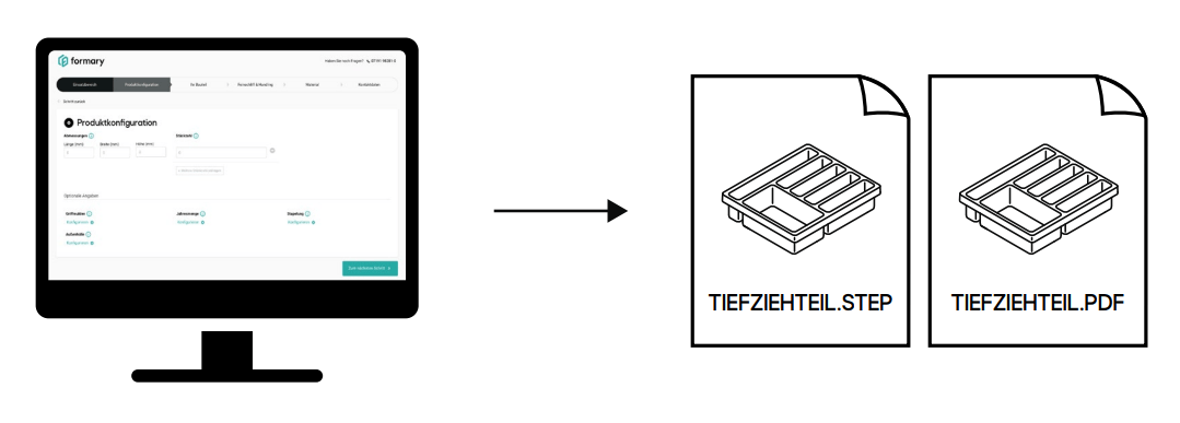 Datenfreigabe_Mockup Laptop und Konstruktion