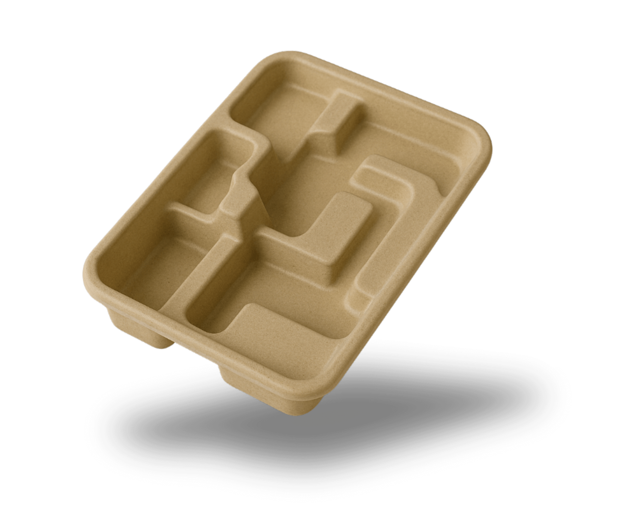 Faserform Inlay mit unterschiedlichen Nesterformen