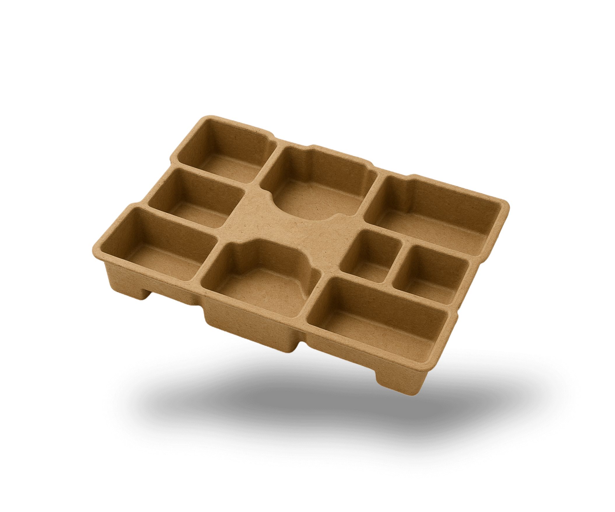 Faserguss Inlay mit variablen Nestern