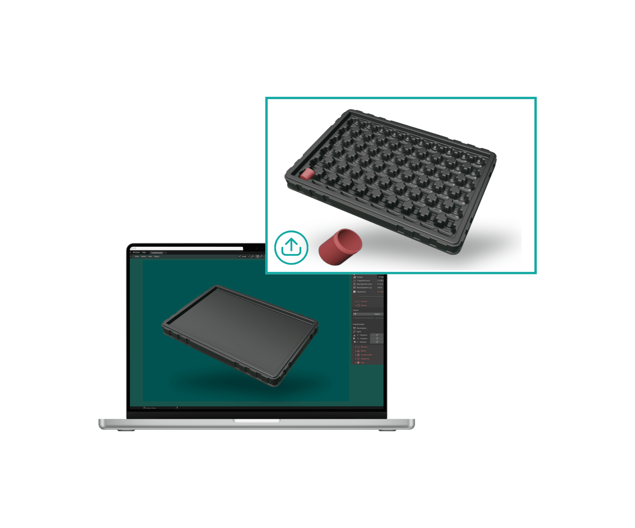 Generierung eines Trays Banner