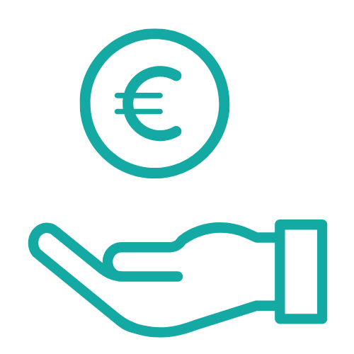 Hand, die Geld hält