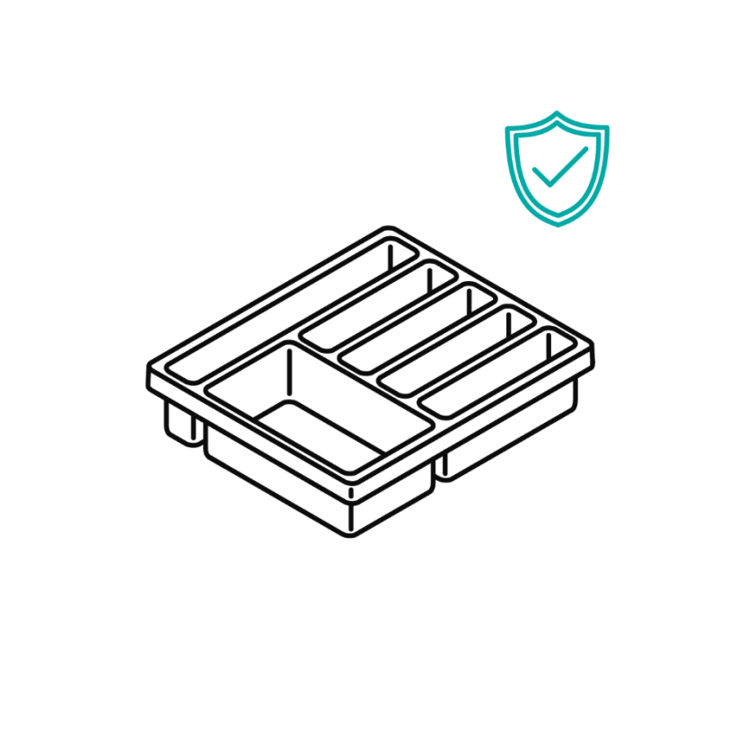 Medizinblister für Sichtkontrolle