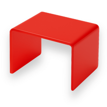 Kunststoff Biegeteil rot