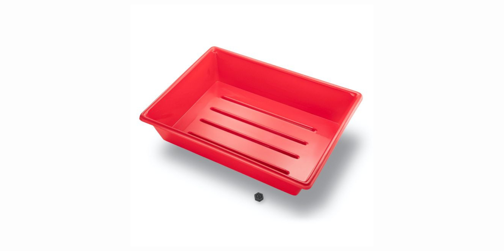 Kunststoffbehältnis in rot