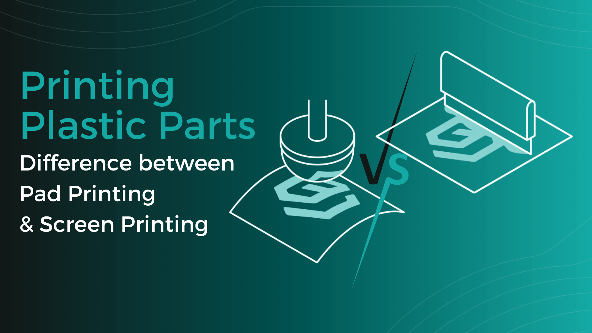 Printing Plastic Parts Defference between Pad Printing & Screen Printing
