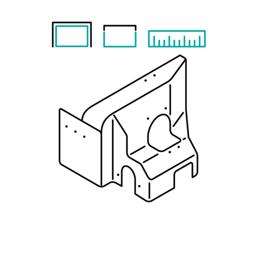 Passgenaue Schutzabdeckung aus Kunststoff für CNC-Drehteile