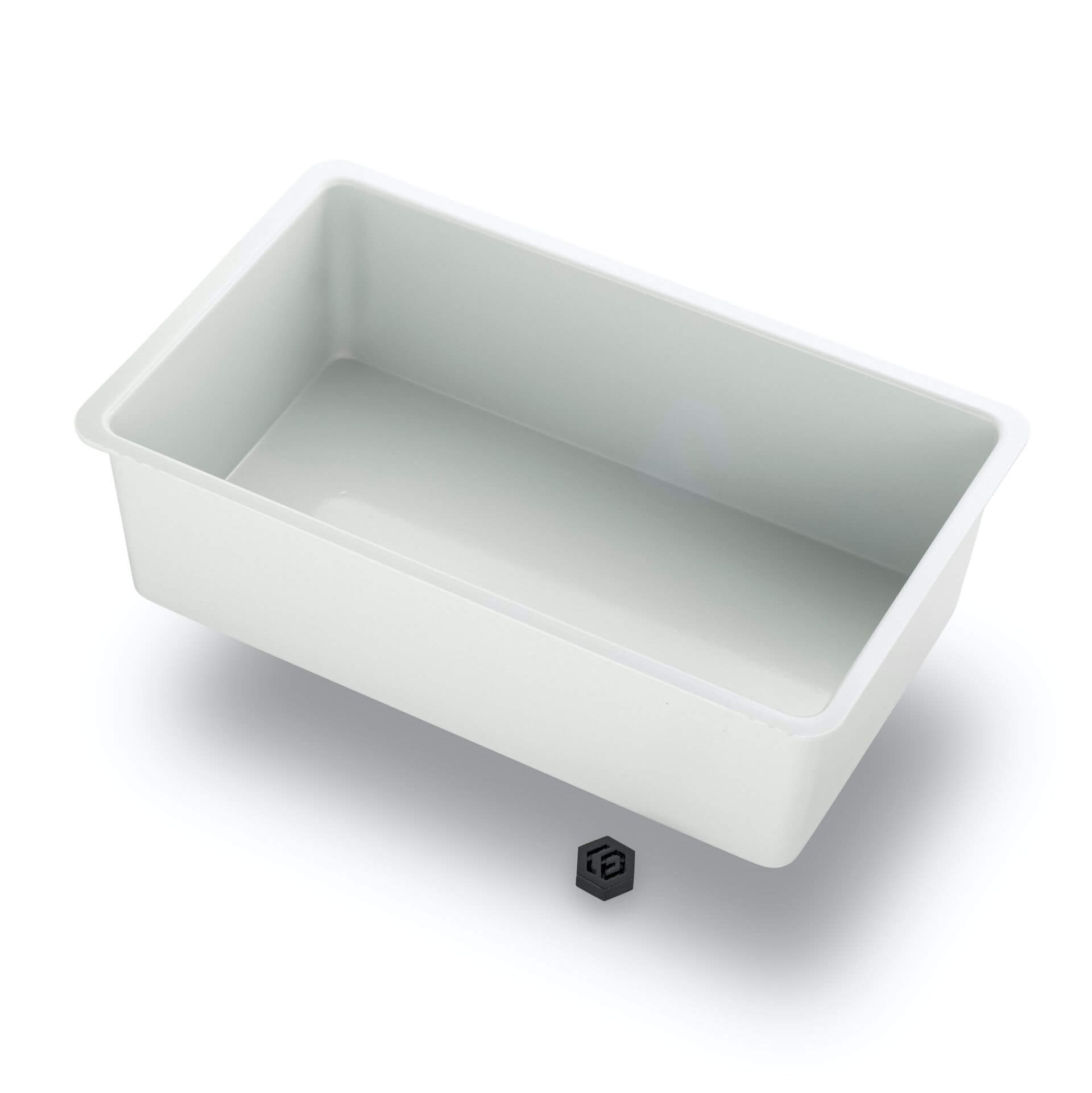 Pflanzwanne aus Kunststoff in weiß