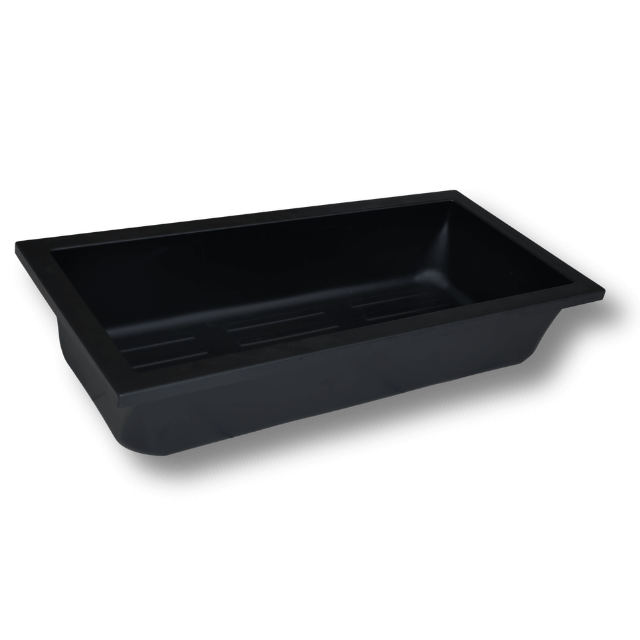 Pflanzwanne in schwarz