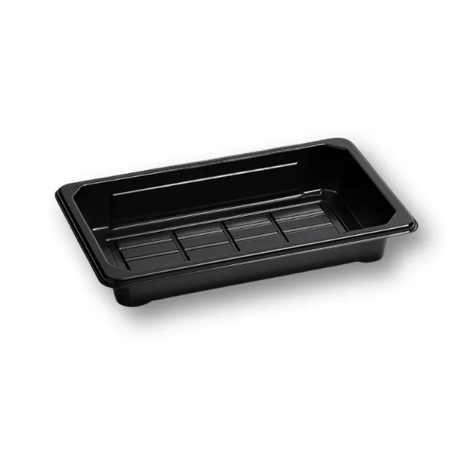 Schwarze Lebensmittelverpackung