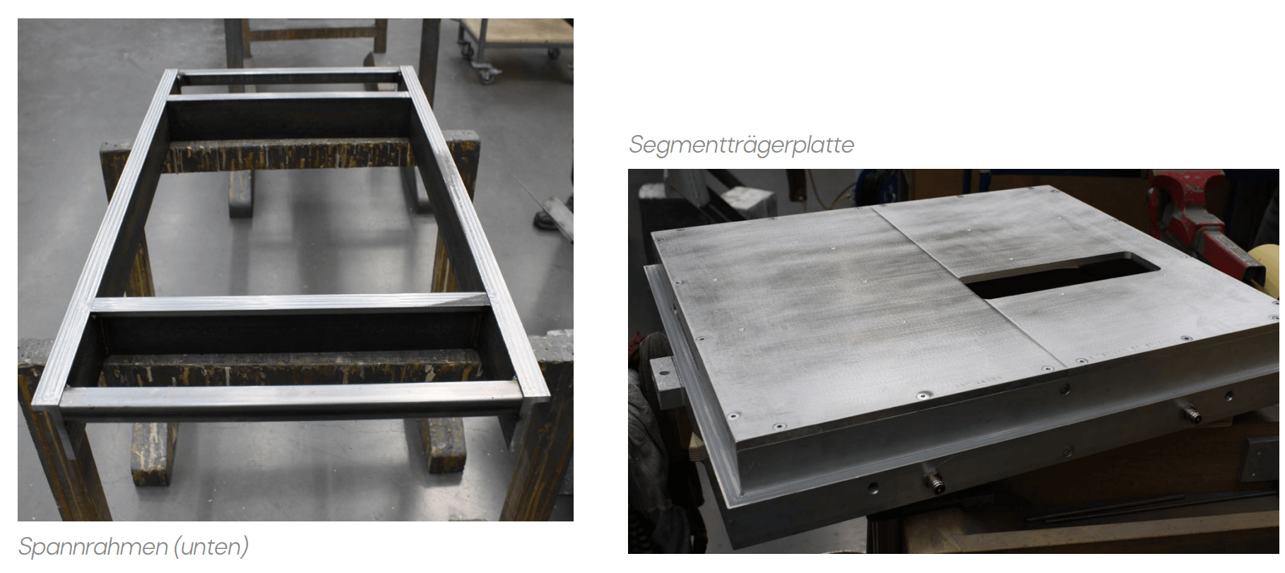 Spannrahmenkomponenten bei Tiefziehwerkzeugen